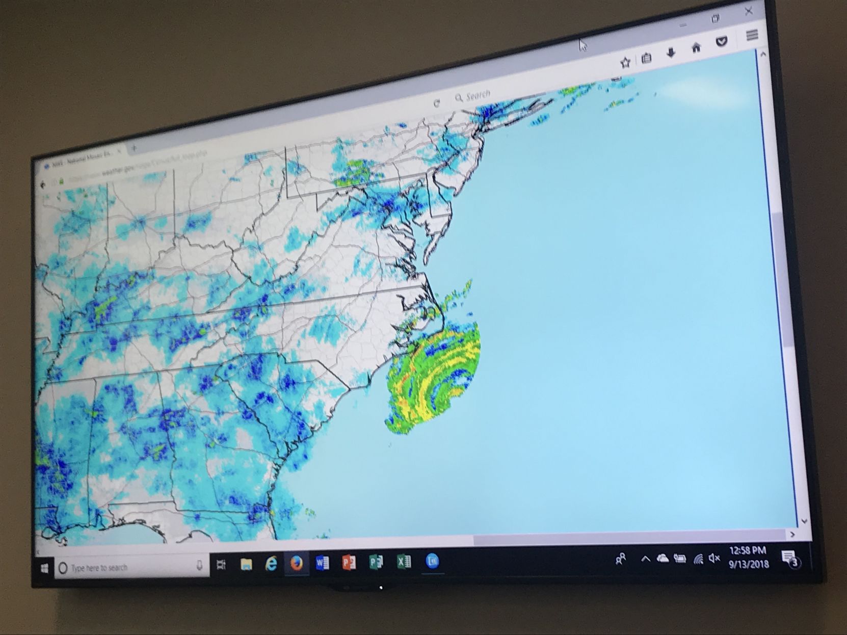 Hurricane map